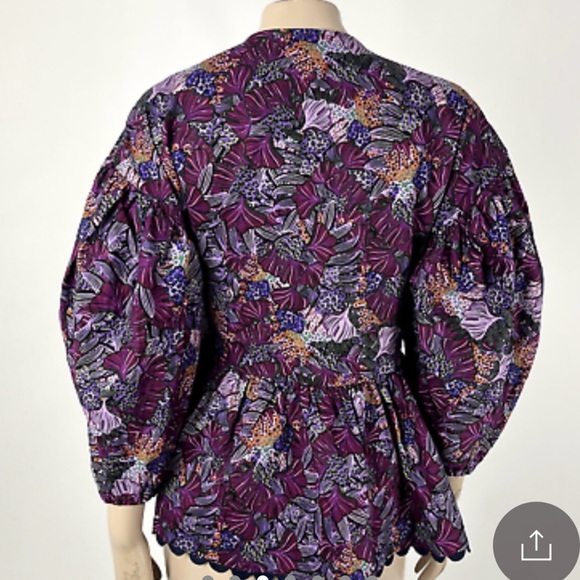 Kika Vargas - Target Purple Blouse NWT size Small - Picture 7 of 7